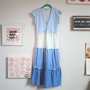 Shades of blue dress